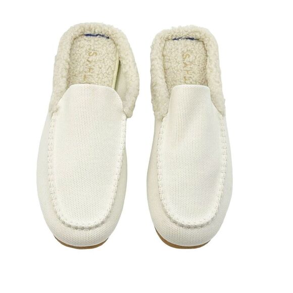 ROTHY'S The Scuff Merino Wool Knit Slip-On Backless Ivory Slippers Size 12 NWOB - Picture 7 of 9